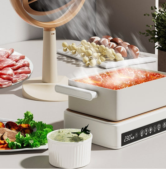 Household Small Desktop Range Hood Mini Portable Desktop Large Wind Power